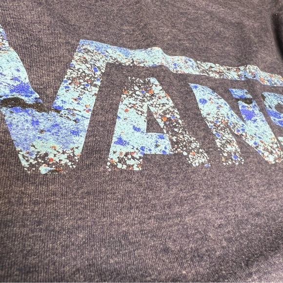 Vans T-Shirt - Size Small - Heathered Blue - Picture 8 of 13